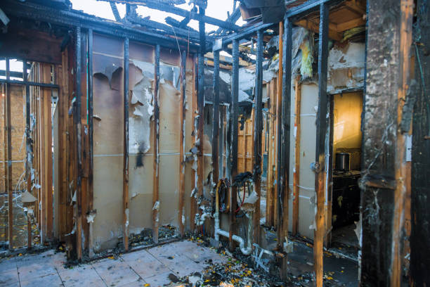Professional Fire Damage Assessment technician working in Cabazon, CA